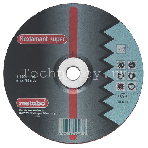 Metabo Круг обдирочный сталь Flexiamant S 115x6,0 A24T 616275000 Metabo Круг обдирочный сталь Flexiamant S 115x6,0 A24T 616275000 фото