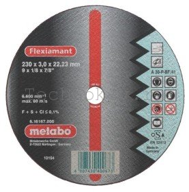 Metabo Круг отр нерж Flexiamant 230x3,0 прямой А30Р 616167000 Metabo Круг отр нерж Flexiamant 230x3,0 прямой А30Р 616167000 фото