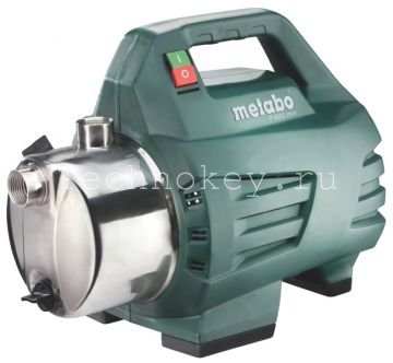 Metabo P 4500 Inox Насос поверхн.1300вт,4000л/ч,4.8бар 600965000 Metabo P 4500 Inox Насос поверхн.1300вт,4000л/ч,4.8бар 600965000 фото