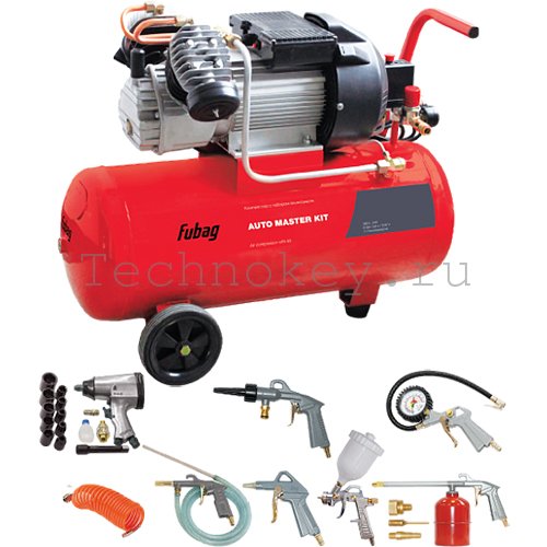 Компрессор Fubag AUTO MASTER KIT + 10 (VDC/50 + 10 предметов) Компрессор Fubag AUTO MASTER KIT + 10 (VDC/50 + 10 предметов) фото