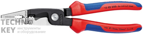 Многофункциональные клещи для электромонтажных работ KNIPEX 13 82 200 KN-1382200 Многофункциональные клещи для электромонтажных работ KNIPEX 13 82 200 KN-1382200 фото