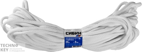 Шнур хозяйственный полиэфирный с сердечником, СИБИН, 50269 Шнур хозяйственный полиэфирный с сердечником, СИБИН, 50269 фото