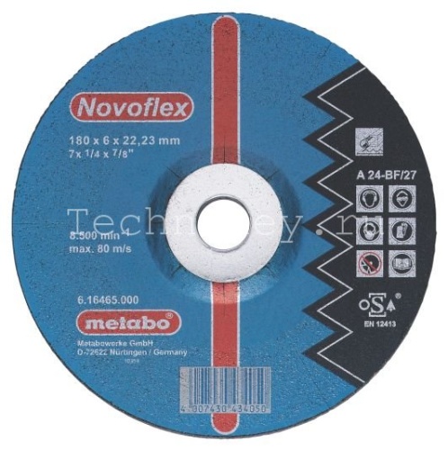 Metabo Круг отр камень Novoflex 125x2,5 вогнутый С30 616428000 фото