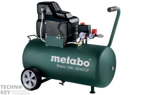 Metabo Basic 280-50 W OF Компрессор безмасл,1.7кВт,50л 601529000 Metabo Basic 280-50 W OF Компрессор безмасл,1.7кВт,50л 601529000 фото