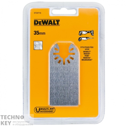 Насадка для многофункционального инструмента (35 мм) DeWALT DT 20716 Насадка для многофункционального инструмента (35 мм) DeWALT DT 20716 фото
