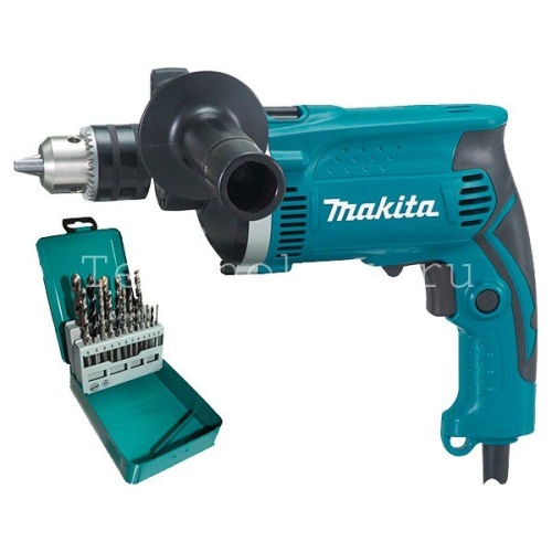 Дрель ударная MAKITA HP1630KX2 фото