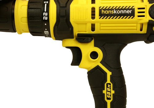 Дрель шуруповерт Hanskonner HID2145PC (2 скор, быстросъёмный патрон 13мм, 50Нм) фото 6 Дрель шуруповерт Hanskonner HID2145PC (2 скор, быстросъёмный патрон 13мм, 50Нм) фото фото 6