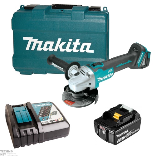Аккумуляторная угловая шлифовальная машина Makita DGA504RF Аккумуляторная угловая шлифовальная машина Makita DGA504RF фото