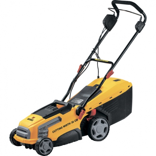 Газонокосилка электрическая GC-1500, 1500 Вт, ширина скашивания 36 см, 6 уровней высоты скашивания, пластиковый травосборник 40 литров Denzel Газонокосилка электрическая GC-1500, 1500 Вт, ширина скашивания 36 см, 6 уровней высоты скашивания, пластиковый травосборник 40 литров Denzel фото