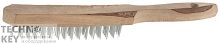 Щетка проволочная стальная / steel wire brush, ТЕВТОН, 3503-3 фото