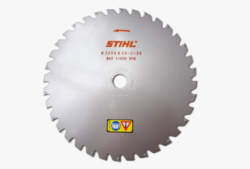 Диск с твердоспл. напайками Stihl 225 мм Fs-400,450,500 Диск с твердоспл. напайками Stihl 225 мм Fs-400,450,500 фото