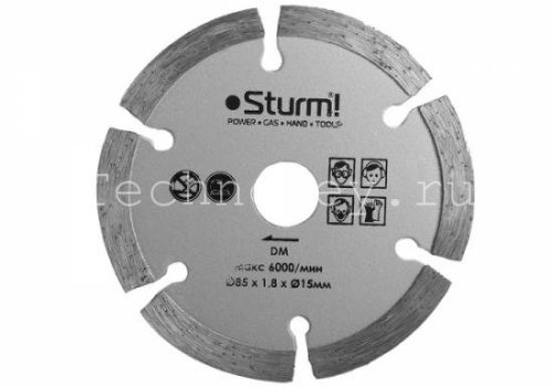 CS5060MS-85-15-1.8 Диск АЛМАЗНЫЙ по кер.и мрамор.плитке, стеклопластику;для CS5060MS, CS5045MS CS5060MS-85-15-1.8 Диск АЛМАЗНЫЙ по кер.и мрамор.плитке, стеклопластику;для CS5060MS, CS5045MS фото