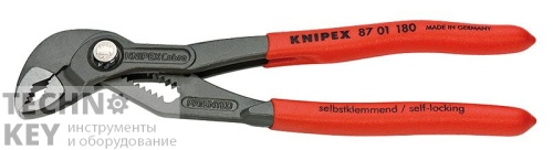 Высокотехнологичные сантехнические клещи Cobra®, 180 мм, KNIPEX 87 01 180 KN-8701180 фото