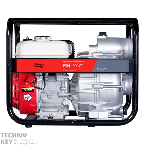 Fubag Мотопомпа бензиновая для загрязненной воды PTH 1000ST (Honda_1000 л/мин_30м) Fubag Мотопомпа бензиновая для загрязненной воды PTH 1000ST (Honda_1000 л/мин_30м) фото