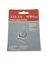 Режущий ролик для плиткореза ATLASTOOL BB-22 6TIN (22х6х6 мм, TiN сталь, подшипник) фото