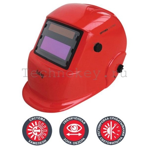 Fubag Маска сварщика "Хамелеон" OPTIMA 9.13 RED Fubag Маска сварщика "Хамелеон" OPTIMA 9.13 RED фото