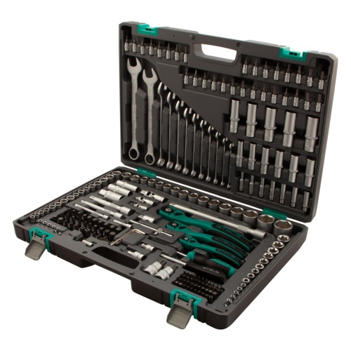 Набор инструмента 1/4", 3/8", 1/2", CrV, S2, усиленный кейс, 216шт STELS 14115 фото 14 Набор инструмента 1/4", 3/8", 1/2", CrV, S2, усиленный кейс, 216шт STELS 14115 фото фото 14