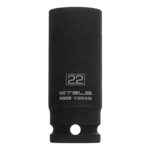 Головка ударная удлиненная шестигранная, 22 мм, 1/2", CrMo// Stels фото 3 Головка ударная удлиненная шестигранная, 22 мм, 1/2", CrMo// Stels фото фото 3