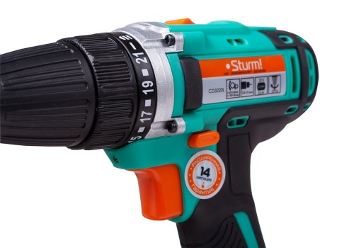 Шуруповерт Sturm CD3220L. 20В, Li-Ion, 2 скор., 2акк., 2,0 Ач фото 2 Шуруповерт Sturm CD3220L. 20В, Li-Ion, 2 скор., 2акк., 2,0 Ач фото фото 2