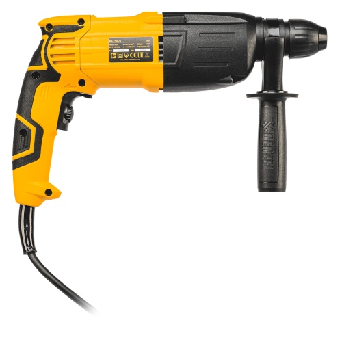 Перфоратор электрический Denzel RH-750-24, SDS-plus, 750Вт, 2,5Дж, 3 реж фото 3 Перфоратор электрический Denzel RH-750-24, SDS-plus, 750Вт, 2,5Дж, 3 реж фото фото 3