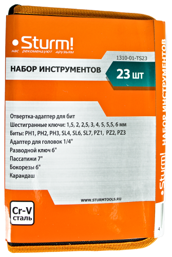1310-01-TS23 Набор инструментов Sturm! 23 предмета фото 2 1310-01-TS23 Набор инструментов Sturm! 23 предмета фото фото 2