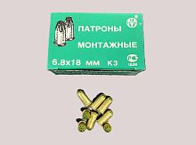 Патрон монтажный ПИ-27, К-3 (100) 6,8*18 зеленые фото