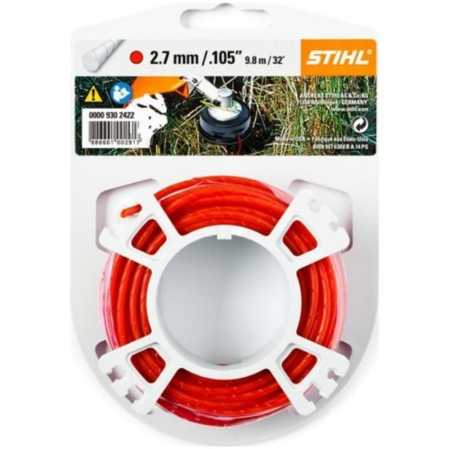 Струна триммерная кр. сечения (леска) Stihl 2,7 мм х 9 м бесшумная Струна триммерная кр. сечения (леска) Stihl 2,7 мм х 9 м бесшумная фото