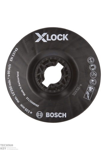 Опорная тарелка Bosch X-LOCK 125 мм средняя фото