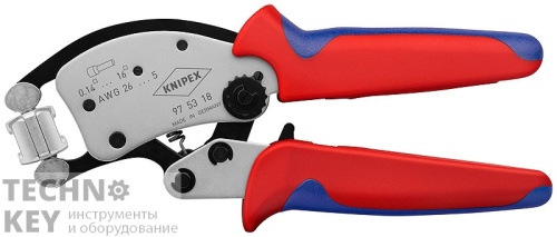 Клещи для опрессовки контактных гильз Twistor16 KNIPEX 97 53 18 KN-975318 Клещи для опрессовки контактных гильз Twistor16 KNIPEX 97 53 18 KN-975318 фото