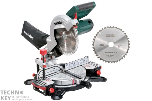 Торцовочная пила Metabo KS 216 M Lasercut + пильный диск Торцовочная пила Metabo KS 216 M Lasercut + пильный диск фото