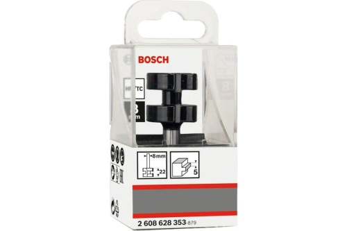 Фреза профильная 25x58 мм, хв-к 8 мм Bosch 2608628353 фото 3 Фреза профильная 25x58 мм, хв-к 8 мм Bosch 2608628353 фото фото 3