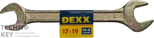 Ключ гаечный рожковый, DEXX, 27018-17-19 Ключ гаечный рожковый, DEXX, 27018-17-19 фото
