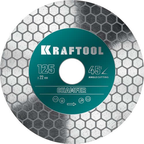 Диск алмазный шлифовально-отрезной Chamfer 125 мм KRAFTOOL 36689-125 Диск алмазный шлифовально-отрезной Chamfer 125 мм KRAFTOOL 36689-125 фото