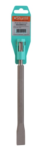 9018-SDS-F22X250 Насадка SDS+ долото ДЛЯ РАБОТ ПО КИРПИЧУ, БЕТОНУ,КАМНЮ 22х250мм Sturm! 9018-SDS-F22X250 Насадка SDS+ долото ДЛЯ РАБОТ ПО КИРПИЧУ, БЕТОНУ,КАМНЮ 22х250мм Sturm! фото