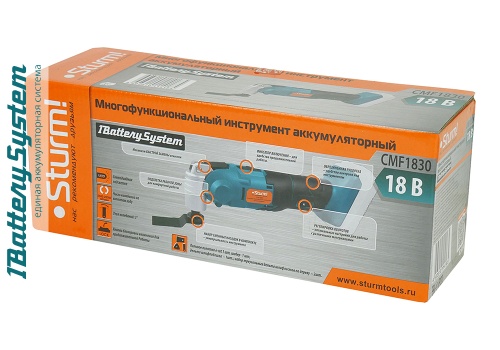 Реноватор Sturm CMF1830. 18в, без АКБ и ЗУ Реноватор Sturm CMF1830. 18в, без АКБ и ЗУ фото