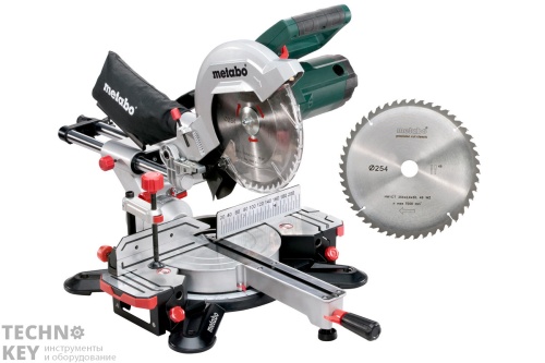 Торцовочная пила Metabo KGS 254 M + пильный диск Торцовочная пила Metabo KGS 254 M + пильный диск фото