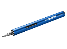 Отвертка ЗУБР Профессионал ОТР-3 Н20, аккумуляторная 3V с набором 20бит фото