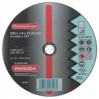 Metabo Круг отр нерж Flexiarapid S 125x1,6 прям А46U 616222000 фото