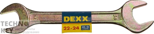 Ключ гаечный рожковый, DEXX, 27018-22-24 Ключ гаечный рожковый, DEXX, 27018-22-24 фото