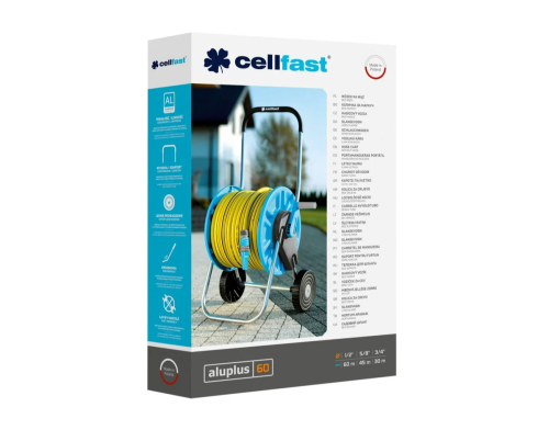 Тележка для шланга Cellfast "ALUPLUS" 1/2" 60м фото 2 Тележка для шланга Cellfast "ALUPLUS" 1/2" 60м фото фото 2