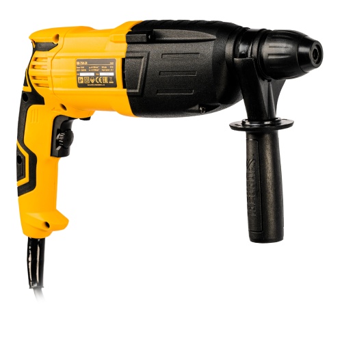 Перфоратор электрический Denzel RH-750-24, SDS-plus, 750Вт, 2,5Дж, 3 реж фото 4 Перфоратор электрический Denzel RH-750-24, SDS-plus, 750Вт, 2,5Дж, 3 реж фото фото 4
