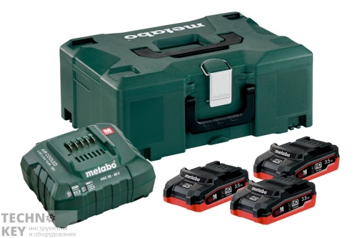 Metabo Basic-Set 3.5 (18В 3xLiHD 3.5 Ач+ASC30+Metaloc) 685100000 Metabo Basic-Set 3.5 (18В 3xLiHD 3.5 Ач+ASC30+Metaloc) 685100000 фото