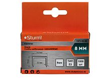 1071-02-08 Скобы для степлера Sturm 8мм (тип53) 1000шт фото